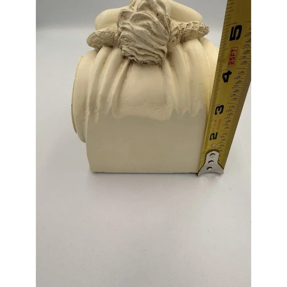 Vintage Cherub Angel Curtain Rod Holders Wall Sconce Corbel Drapery Set of 2
